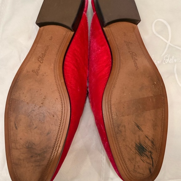 EUC Sam Edelman Linnie Pink Velvet Mule – Size 8 - Picture 10 of 11